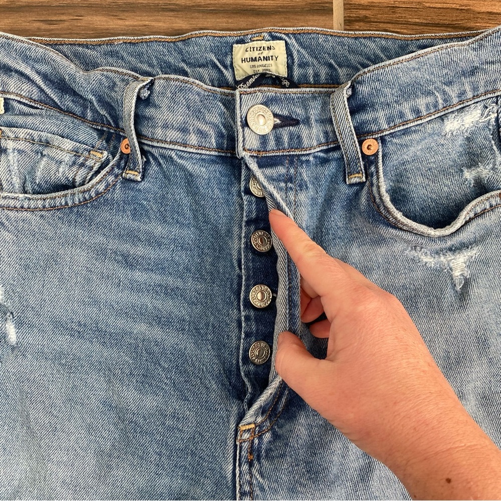 Citizens of Humanity Olivia High Rise Slim Ankle Jeans Size 25 - Picture 6 of 15